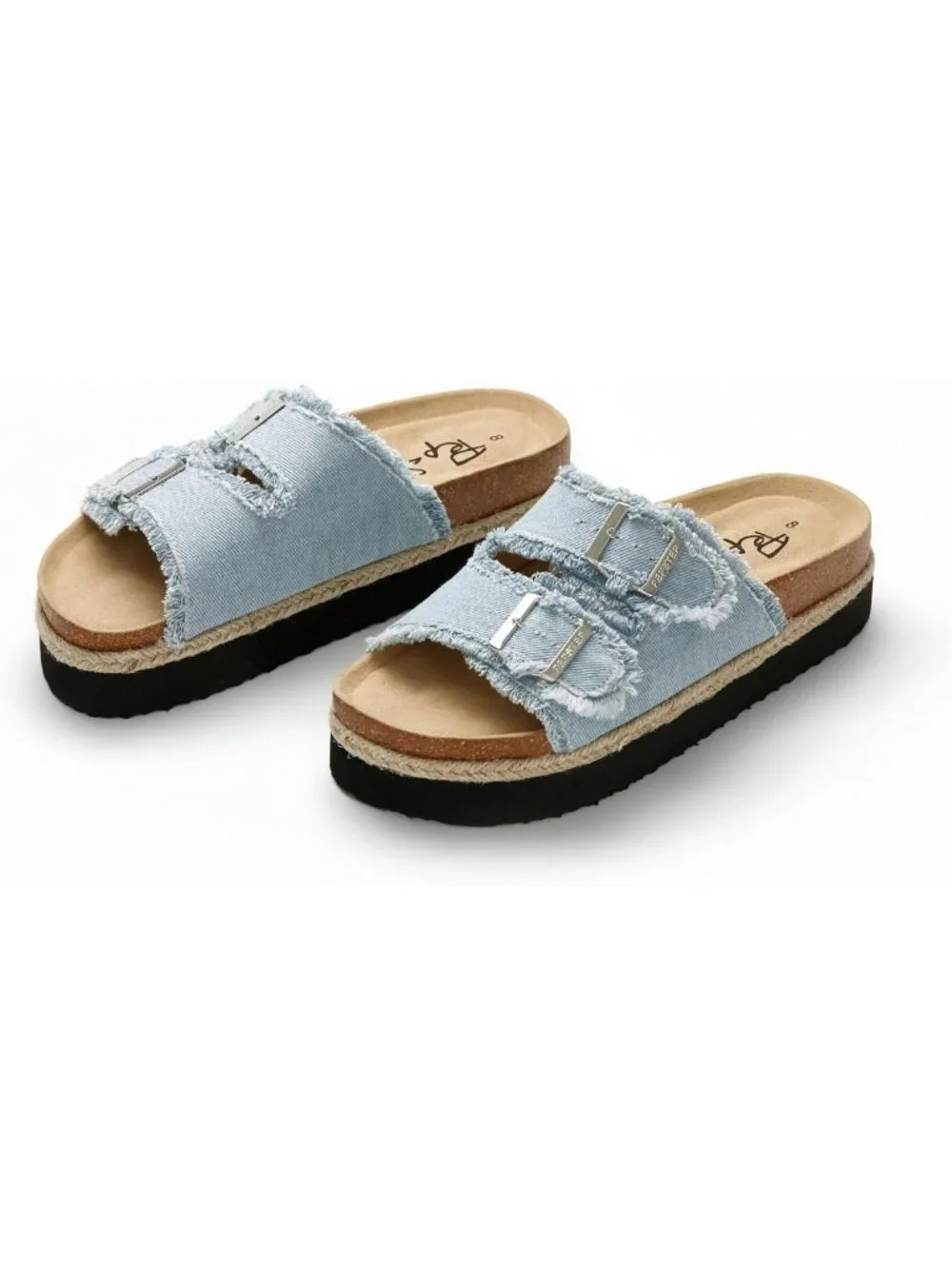 Comfortable Women's Slide Sandals with Soft Cork Footbed & Stylish Platform
